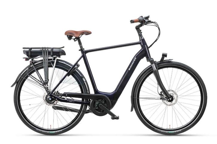 Batavus Finez Belt Elektrische Herenfiets, Fietsen en Brommers, Fietsen | Heren | Herenfietsen, Nieuw, Batavus, 57 tot 61 cm, Versnellingen