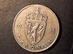 Noorwegen 5 kroner 1975, Postzegels en Munten, Ophalen of Verzenden, Overige landen