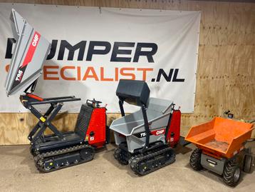 Rupsdumper huren minidumper verhuur zelflader hoogkieper beschikbaar voor biedingen