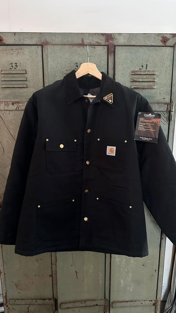 Vintage Carhartt Duck Chore Coat – New Old Stock, Kleding | Heren, Jassen | Winter, Nieuw, Maat 56/58 (XL), Zwart, Ophalen of Verzenden
