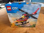 LEGO City Brandweer Helikopter 60411, Ophalen of Verzenden, Nieuw, Complete set, Lego