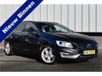Volvo V60 1.6 T3 Summum | Trekhaak | Xenon | Navi | Electr., Auto's, Volvo, Zwart, 4 cilinders, 150 pk, Leder en Stof