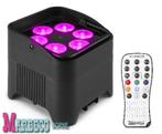 Uplight, LED Uplight par, Accu, 6X12W WDMX, BBP96S, Kleur, Nieuw, Info@marbeco.nl, BeamZ