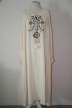 Lange jurk mt 44 46 XL Boho style, Verzenden, Wit, Maat 46/48 (XL) of groter, Nieuw