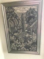 Antiek schilderij uit Bali, Antiek en Kunst, Kunst | Schilderijen | Klassiek, Ophalen