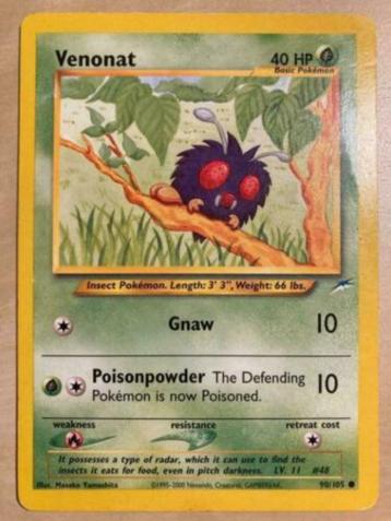 90/105 Venonat - Neo Destiny [Exc] beschikbaar voor biedingen