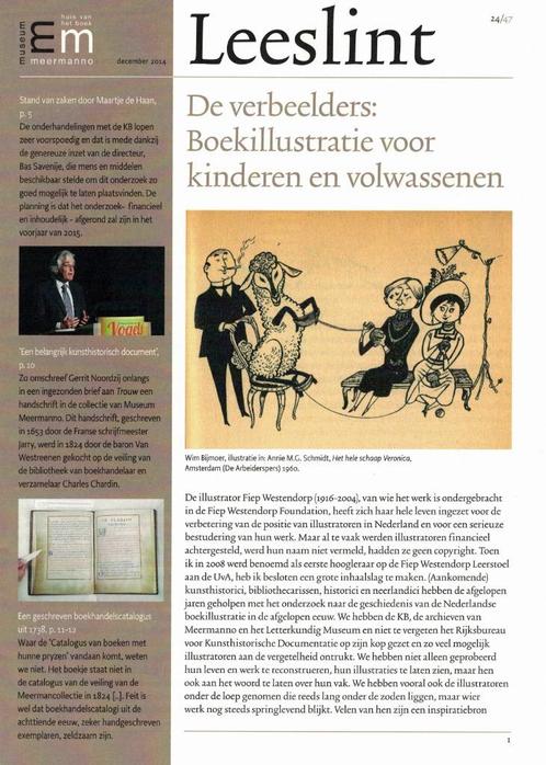 Leeslint - december 2014., Boeken, Tijdschriften en Kranten, Nieuw, Ophalen of Verzenden