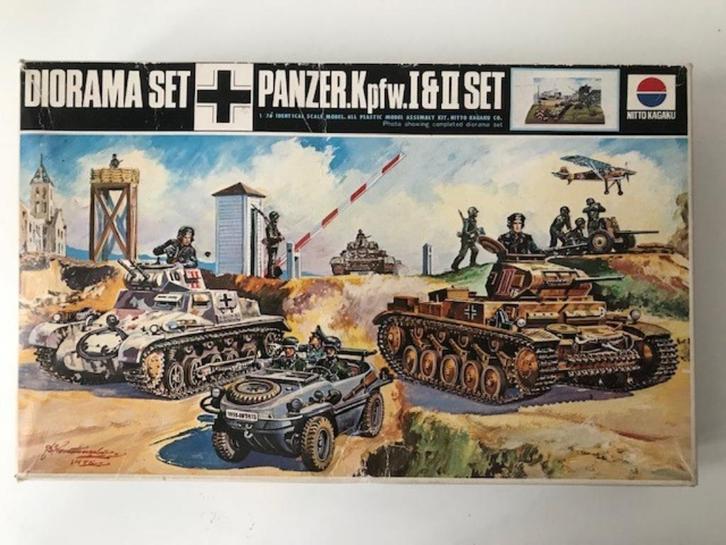 ROWASP OUTLET | Nitto 1/76 Diorama Set No. 11| NIET COMPLEET, Hobby en Vrije tijd, Modelbouw | Figuren en Diorama's, Gebruikt