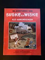 Suske en Wiske Alle Aankondigingen - Collector's Item, Eén stripboek, Ophalen of Verzenden, Gelezen