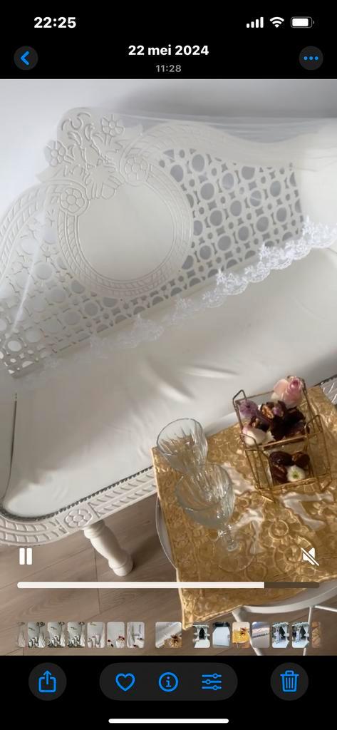 Bruidsbank - Antieke Stijl Bank voor Speciale Gelegenheden, Antiek en Kunst, Antiek | Meubels | Stoelen en Banken, Ophalen of Verzenden