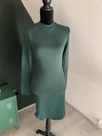 Groene Jurk met Col - Maat M, Maat 38/40 (M), Verzenden, Zo goed als nieuw, Knielengte