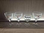 Westmalle glazen 4x, Ophalen of Verzenden, Zo goed als nieuw, Glas of Glazen, Overige merken