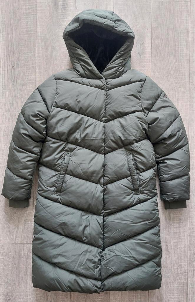 Next lange warme winter jas 152, Kinderen en Baby's, Kinderkleding | Maat 152, Zo goed als nieuw, Jongen of Meisje, Jas, Ophalen of Verzenden