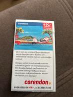 Kortingsbon corendon, Tickets en Kaartjes, Drie personen of meer, Kortingsbon, Overige typen