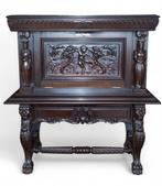 Barkast barokstijl wijnkast dressoir hout .Bar met wijnkast, Antiek en Kunst, Antiek | Meubels | Kasten, Ophalen of Verzenden