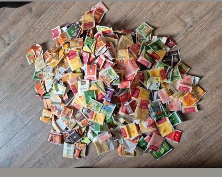 Te koop ongeveer 1000 lege theezakjes, Hobby en Vrije tijd, Theezakjes, Ophalen of Verzenden, Theezakje(s)