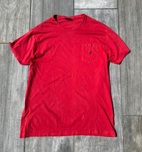 Polo Ralph Lauren T-shirt Rood – Maat XL – 100% Katoen, Kleding | Heren, T-shirts, Zo goed als nieuw, Maat 56/58 (XL), Rood, Verzenden