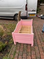 Kinderbed roze, Kinderen en Baby's, Kinderkamer | Bedden, Ophalen, 85 tot 100 cm, Gebruikt, 140 tot 160 cm