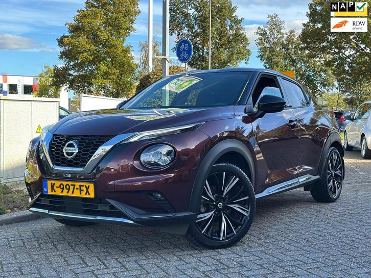 Nissan Juke 1.0 DIG-T N-Design 7.000km NIEUWSTAAT!, Auto's, Nissan, Bedrijf, Te koop, Juke, 360° camera, ABS, Achteruitrijcamera