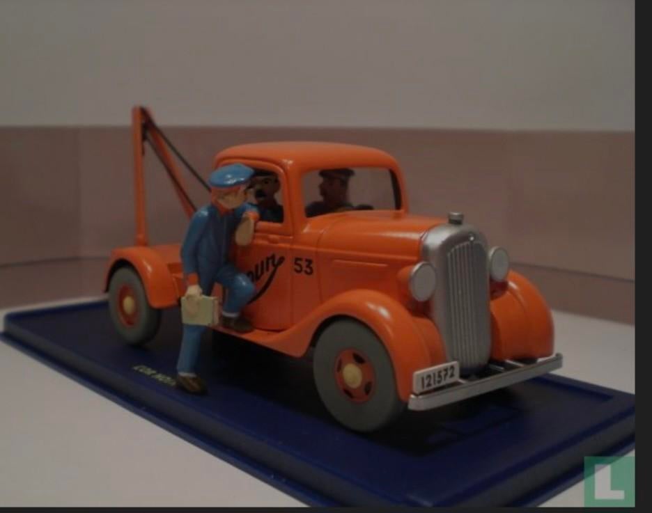 Kuifje en de kraanwagen van samoen, Ophalen of Verzenden, Kuifje, Zo goed als nieuw, Beeldje of Figuurtje