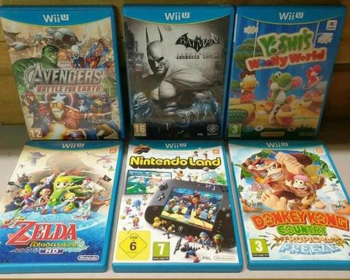 Nintendo wii u games 6 stuks in 1 koop o.a. zelda, batman, Spelcomputers en Games, Games | Nintendo Wii U, Gebruikt, Avontuur en Actie