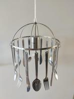 Hanglamp bestek, Huis en Inrichting, Lampen | Hanglampen, Ophalen, Gebruikt, Metaal, Minder dan 50 cm