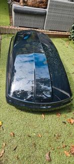 Sorent dakkoffer 430 L zwart glans met aluminium dragers, Auto diversen, Dakkoffers, Ophalen, Gebruikt