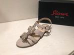 (Nieuw) Sioux sandalen suéde beige met bloem maat 39 (6), Sandalen, Wit, Nieuw, Ophalen of Verzenden