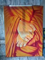 Handen in Gewaad - Schilderij, Antiek en Kunst, Ophalen of Verzenden