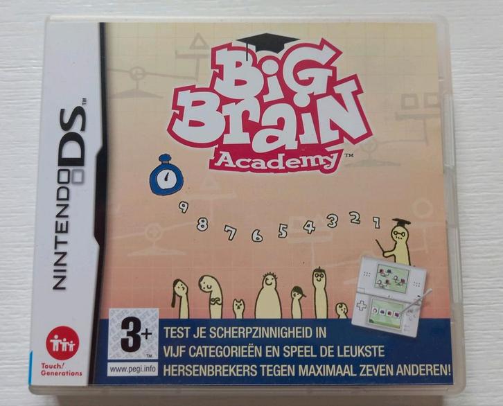 Big Brain Academy - Nintendo DS, Spelcomputers en Games, Games | Nintendo DS, Gebruikt, Puzzel en Educatief, 1 speler, Vanaf 3 jaar
