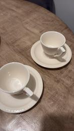 Twee koffie kopjes, Ophalen of Verzenden, Zo goed als nieuw, Kop en/of schotel