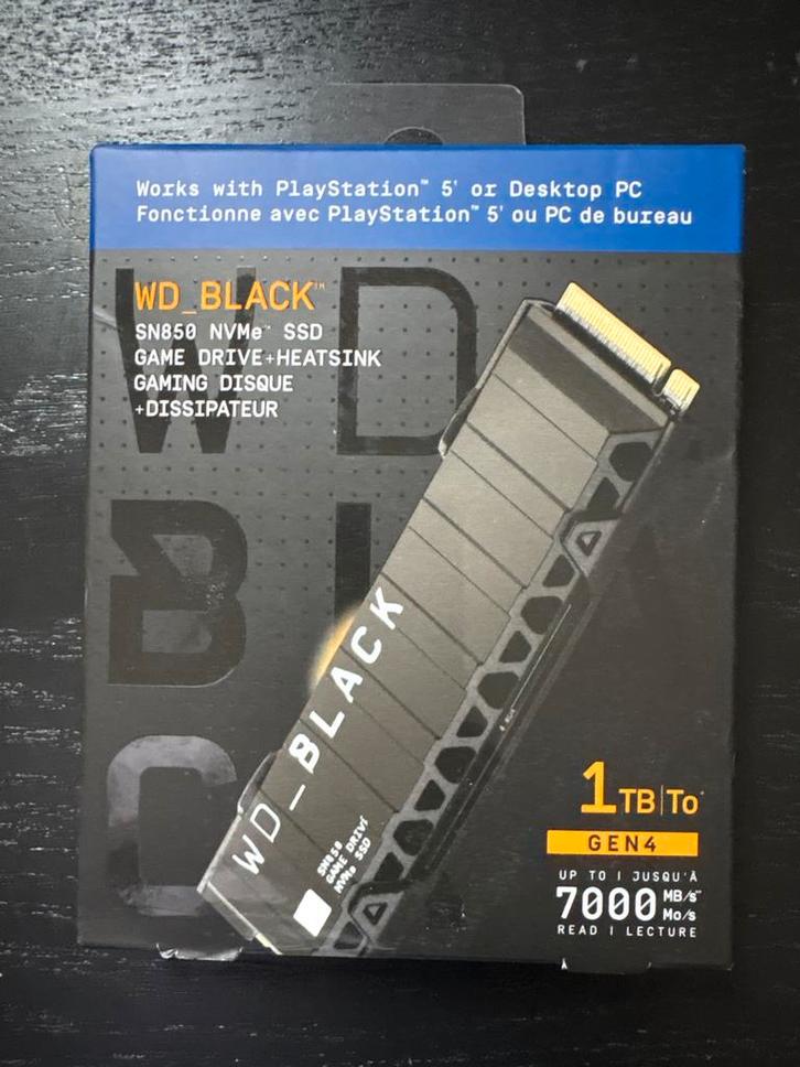WD Black 1TB NVMe SSD - Nieuw in doos!, Computers en Software, Harde schijven, Nieuw, Desktop, Intern, SSD, SATA, Ophalen of Verzenden