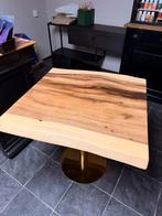 Café stijl tafel robuust hout, Ophalen, Gebruikt