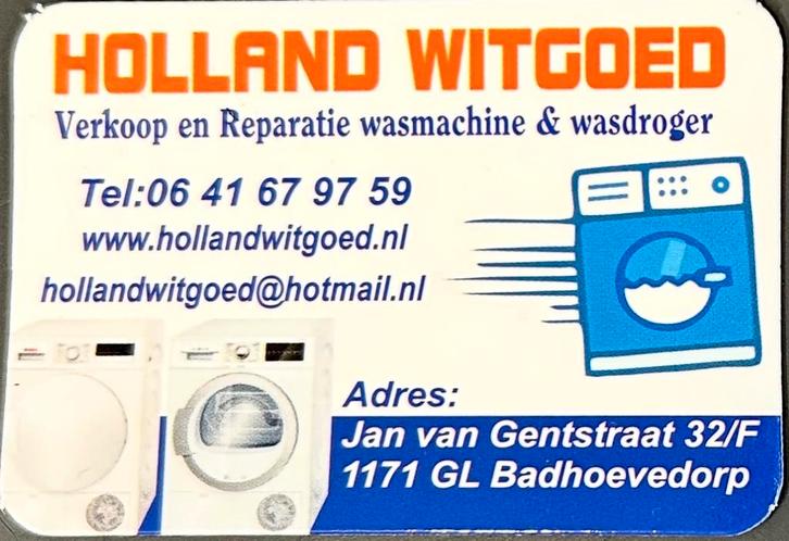 €79-Wasmachine & droger reparatie !€79 alle merken, Diensten en Vakmensen, Reparatie en Onderhoud | Witgoed en Apparatuur, Garantie