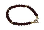 Granaat baby armband 14k gouden slot en bolletjes kinderen, Sieraden, Tassen en Uiterlijk, Antieke sieraden, Ophalen of Verzenden