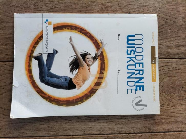 Moderne Wiskunde 10e ed vmbo-b 4b leerwerkboek, Auto diversen, Handleidingen en Instructieboekjes, Ophalen of Verzenden