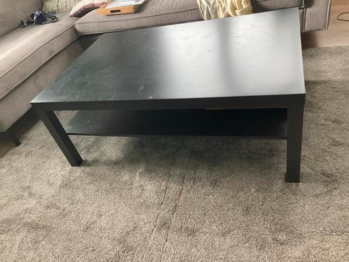 IKEA Lack Salontafel Zwart, Huis en Inrichting, Tafels | Salontafels, Gebruikt, Minder dan 50 cm, 50 tot 100 cm, Vierkant, Overige materialen