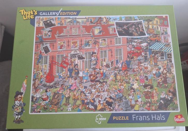 That's Life Frans Hals Puzzel 1000 stukjes, Hobby en Vrije tijd, Denksport en Puzzels, Zo goed als nieuw, Legpuzzel, 500 t/m 1500 stukjes