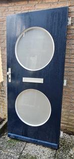 Hardhouten deur, Ophalen, Gebruikt, 80 tot 100 cm, 200 tot 215 cm