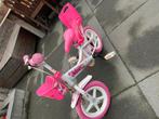 Unicorn Kinderfiets met Mandje en Poppenzitje, Ophalen, Gebruikt, 14 inch of minder
