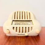 ART DECO BUIZENRADIO SONORA SONORETTE 50 WIT ZELDZAAM KLEUR, Antiek en Kunst, Antiek | Tv's en Audio, Ophalen of Verzenden
