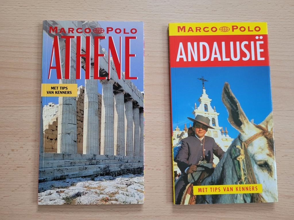 Marco Polo reisgids Athene Griekenland en Andalusie Spanje, Europa, Ophalen of Verzenden, Zo goed als nieuw, Reisgids of -boek