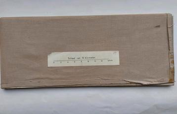 P9 Unieke stafkaart ca 1890 Brabant Oost Gelderland Limburg beschikbaar voor biedingen