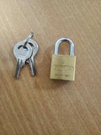 Abus hangslot 65/20, Ophalen of Verzenden, Koper of Messing, Slot