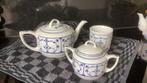 Jagerblauw thee servies, Antiek en Kunst, Antiek | Emaille, Ophalen of Verzenden