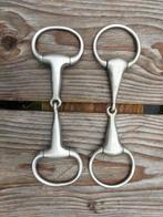 Bustrens bitten enkel gebroken 12,5 en 13,5 cm, Dieren en Toebehoren, Paarden en Pony's | Hoofdstellen en Tuigage, Ophalen of Verzenden
