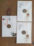 Nederland munt brieven verzameling postzegels munten, Ophalen of Verzenden, Overige landen, 2 euro