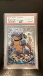 Blastoise Tekno chrome - Topps, Ophalen of Verzenden, Zo goed als nieuw, Losse kaart