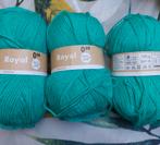 3 bollen groen wol (Royal), Hobby en Vrije tijd, Breien en Haken, Ophalen of Verzenden, Nieuw, Breien of Haken, Wol of Garen