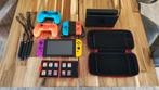 Nintendo Switch te koop aangeboden, Spelcomputers en Games, Spelcomputers | Nintendo Switch, Gebruikt, Met 2 controllers, Met games